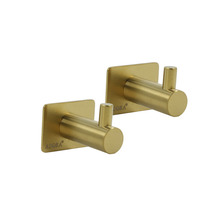 ADORA® håndklekrok m/tapp 4 cm matt gull 2 stk. 